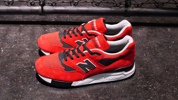 New Balance 998 Red Suede