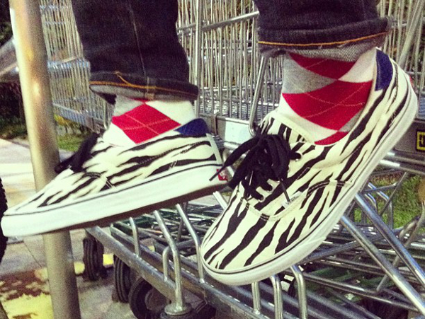 Vans Era x Supreme Zebra