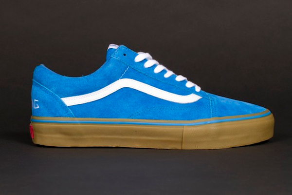 vans bleu semelle marron