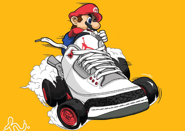 Mario Kart x Air Jordan 3