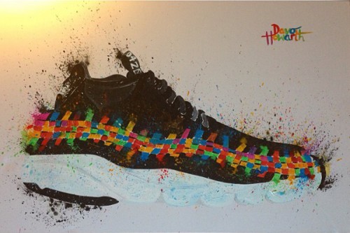peinture chaussure nike
