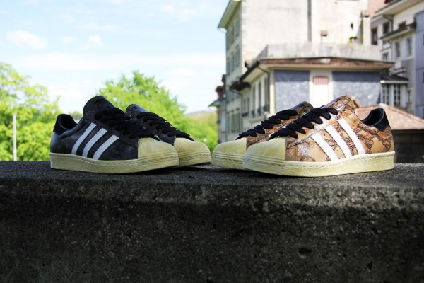 Adidas Superstar 80's Snake Black & Wheat