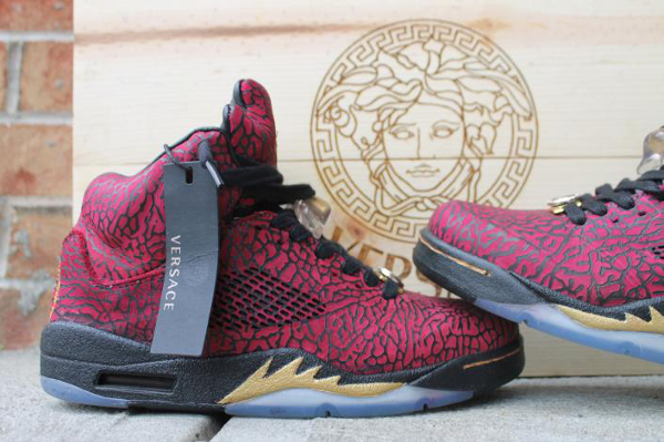 jordan 5 versace