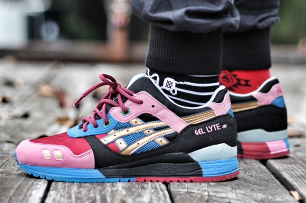 asics gel lyte multicolor