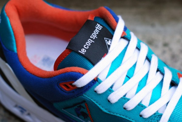 LE COQ SPORTIF R1000: TEAL & PUMPKIN