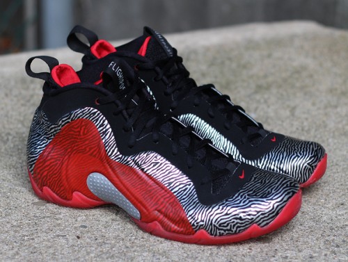 nike air flightposite exposed zebra