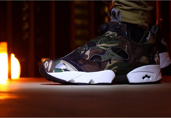 reebok insta pump fury militaire