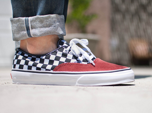 Supreme x Vans Authentic Checkered Corduroy - Available 