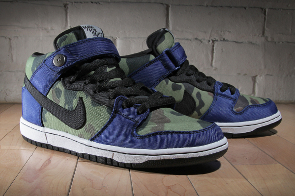 nike sb dunk mid camo
