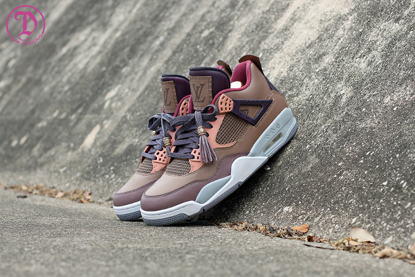 Air Jordan 4 &quot;Louis Vuitton Don x Kanye West &quot; par Jwdanklefs