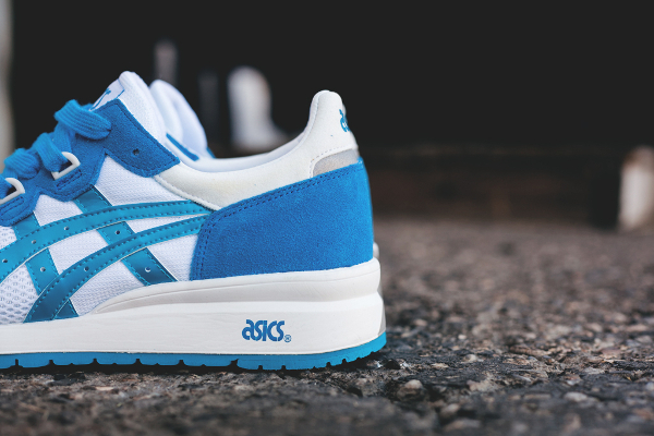 Asics Gel Epirus White Blue & Mustard