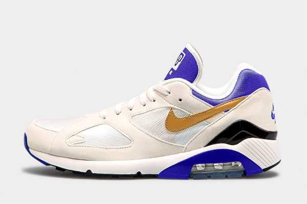 Nike Air Max 180 QS - Summit White/Metallic Gold-Bright Concord