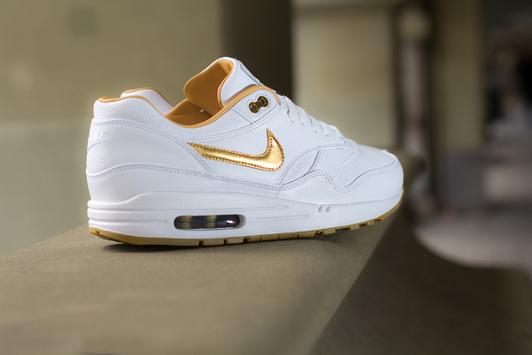 Nike Air Max 1 FB Woven White Metallic Gold