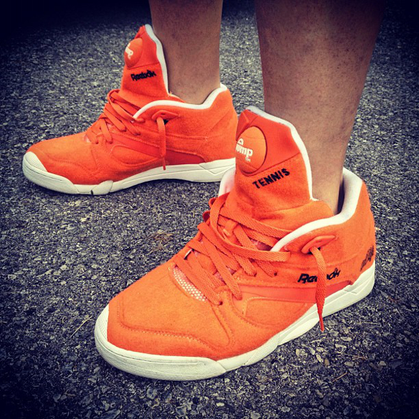 reebok orange fluo