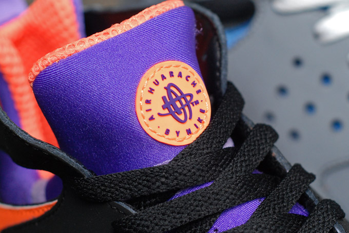 O acheter la Nike Air Tech Challenge Huarache Black Purple Orange