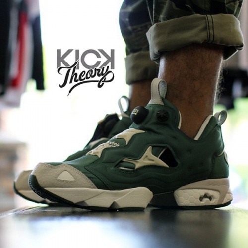 reebok insta pump fury green