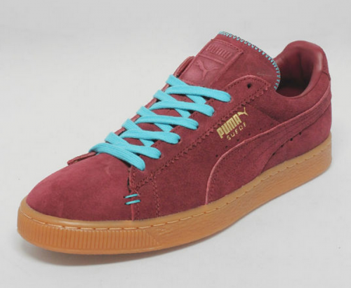 puma suede pomegranate