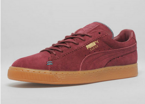 puma suede pomegranate