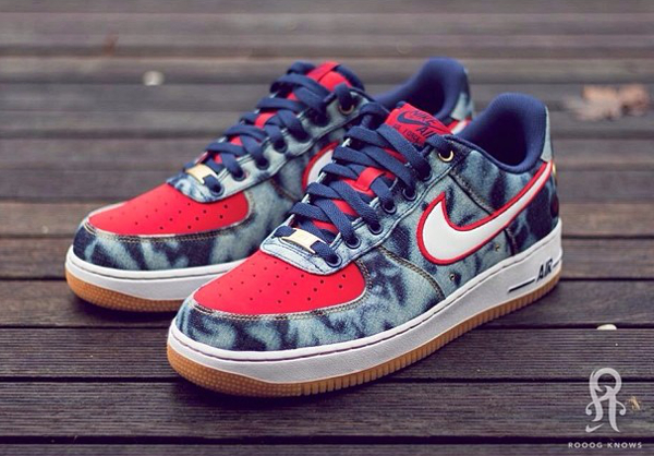 air force 1 acid wash denim