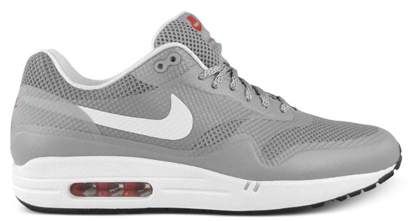 Nike Air Max 1 Fuse Matte Silver White University Red