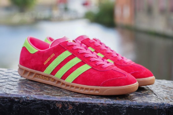 Adidas Hamburg Red Lime (2)