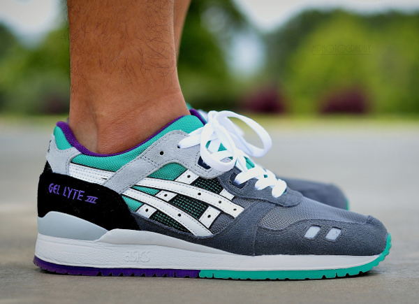 asics gel lyte iii grey mint