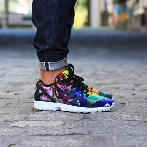 adidas zx flux floral pas cher