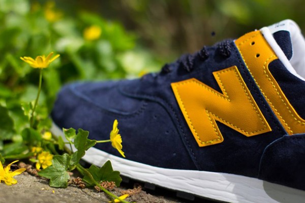 New Balance PF Flyers Center Lo Navy Yellow  (3)