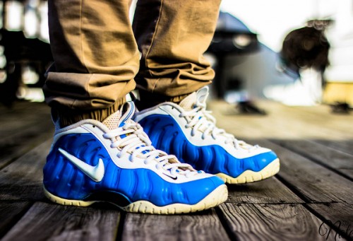 nike foamposite argent