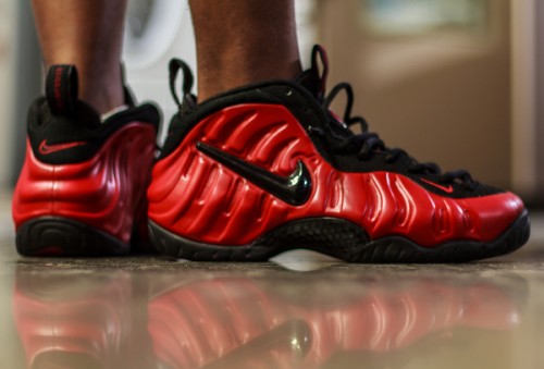 nike foamposite rouge