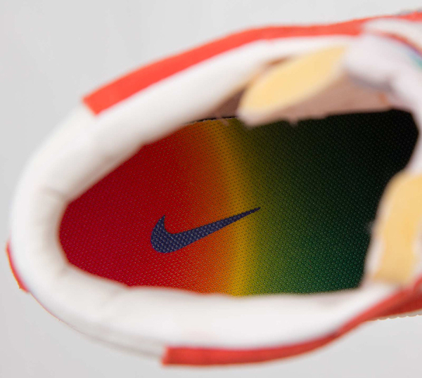 Nike Blazer Mid Vintage Rainbow semelle