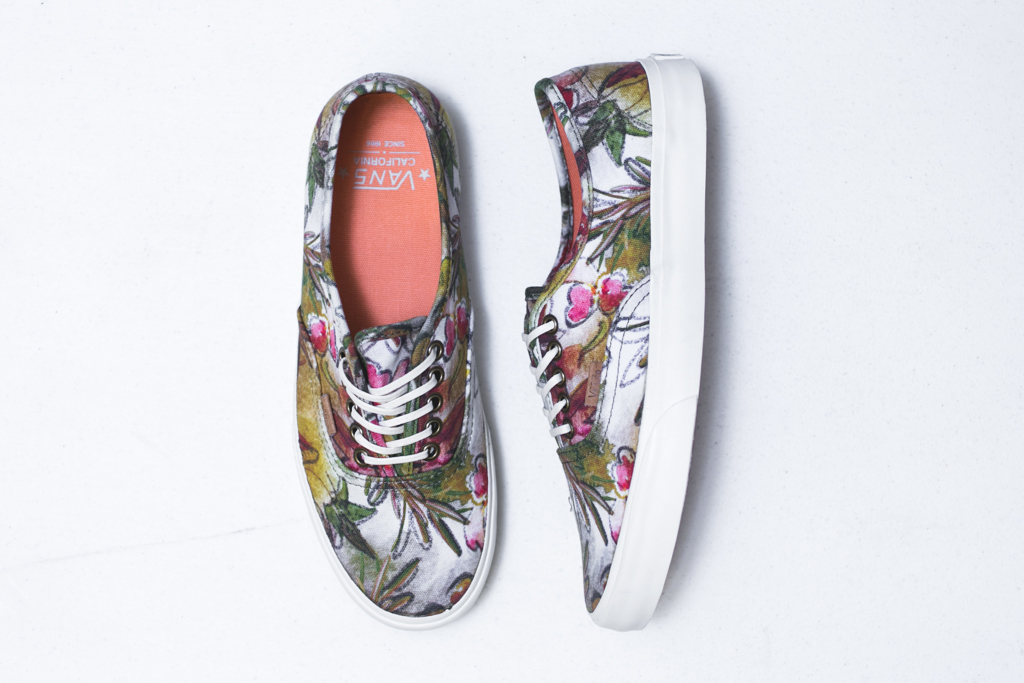 vans camo floral