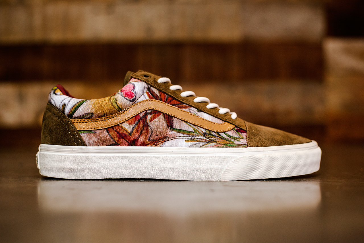 vans old skool motif fleur