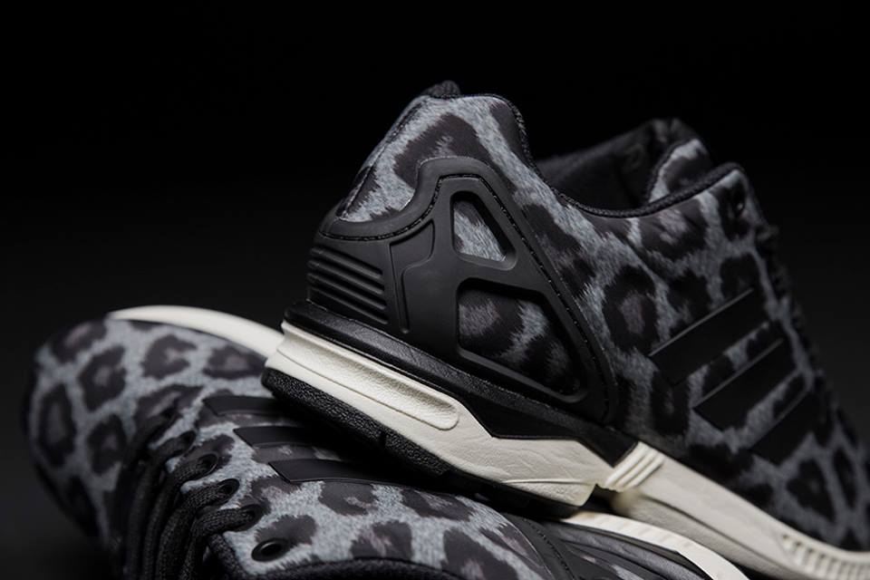 adidas zx flux leopard gris