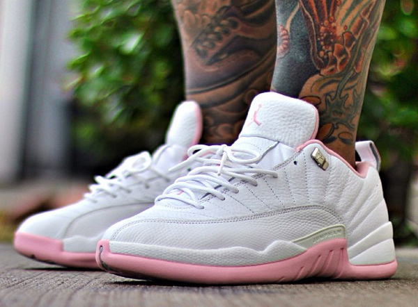 Air Jordan 12 Low White Real Pink - Whatthekicks