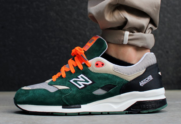 new balance 1600 green orange