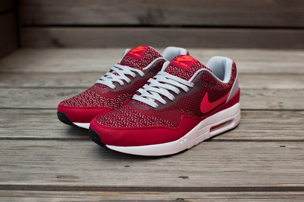 Nike Air Max 1 Jacquard Gym Red Laser Crimson (1)