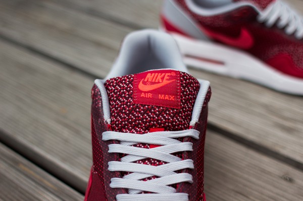 Nike Air Max 1 Jacquard Gym Red Laser Crimson (7)