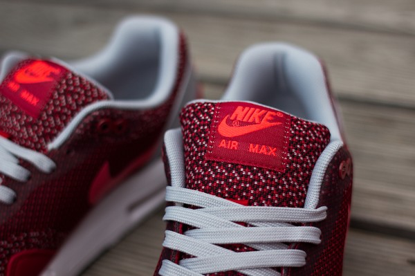 Nike Air Max 1 Jacquard Gym Red Laser Crimson (9)