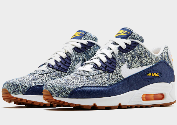 nike air max 90 liberty of london blue