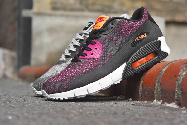 Nike Air Max 90 JCRD Wolf Grey & Magenta  (4)