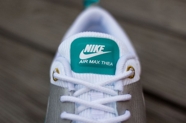 Nike Air Max Thea Metallic Silver White Tribe Green  (6)