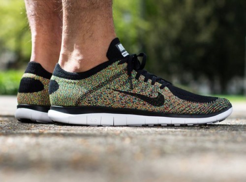 nike flyknit free femme cyan