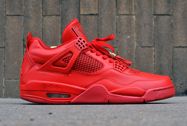 Air Jordan 4 x Louis Vuitton x Kanye West &quot;Don&quot; Rouge