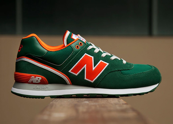 new balance orange et vert