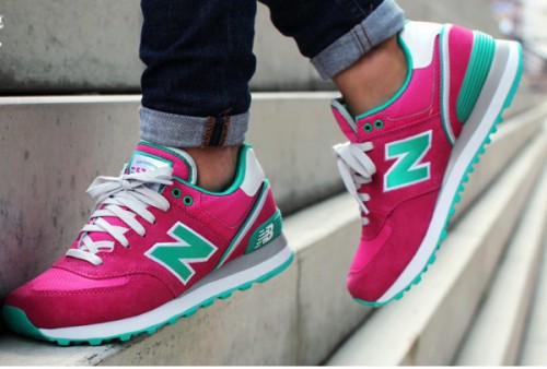 new balance rose bleu