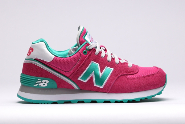 new balance 574 bleu et rose