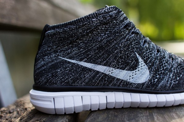 Nike Free Flyknit Chukka Black Pure Platinum (3)