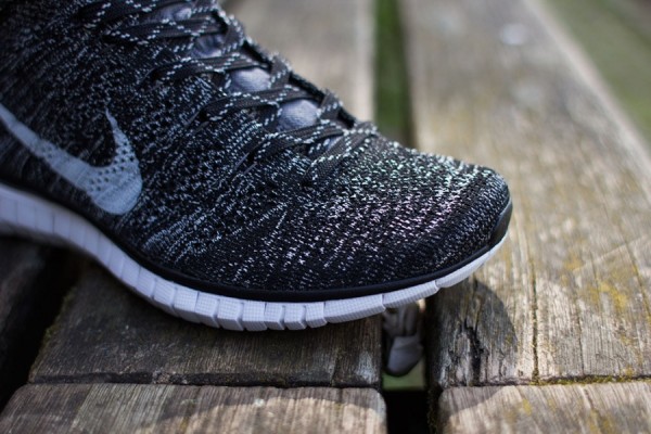 Nike Free Flyknit Chukka Black Pure Platinum (4)