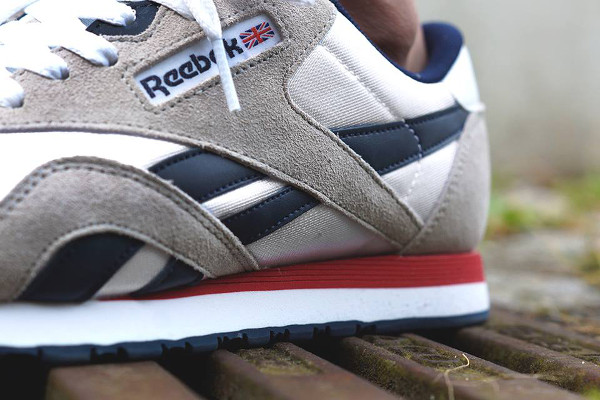 reebok classic nylon sp white steel navy red